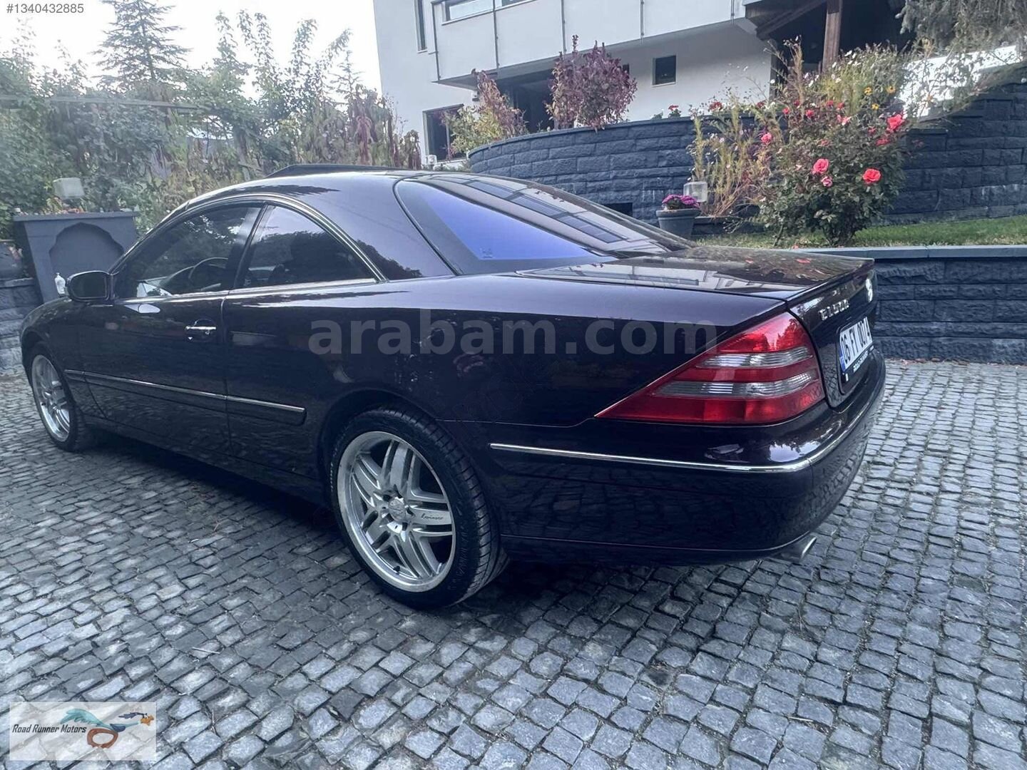 Galeriden Mercedes - Benz CL 500 2000 Model Ankara 237.000 km Bordo 4