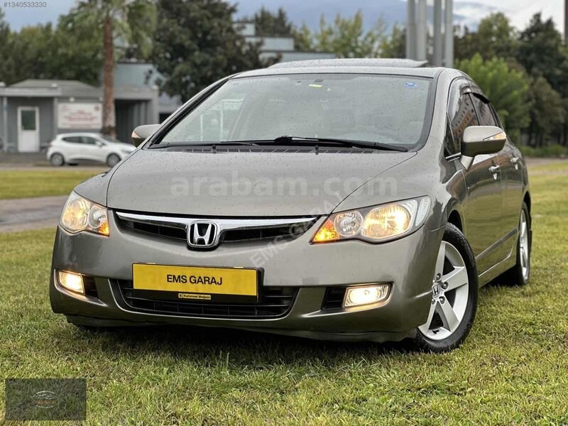 EMS GARAJ'DAN TERTEMİZ 2008 MODEL HONDA CİVİC FD 6 TAM OTOMATİK