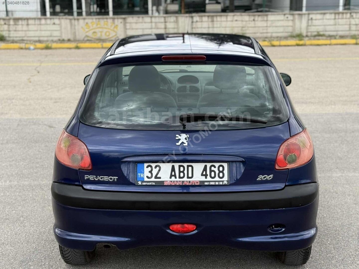 2005 PEUGEOT 206 1.4 BENZİN ÇİFT AİRBAG ORJ KM 123.000 6