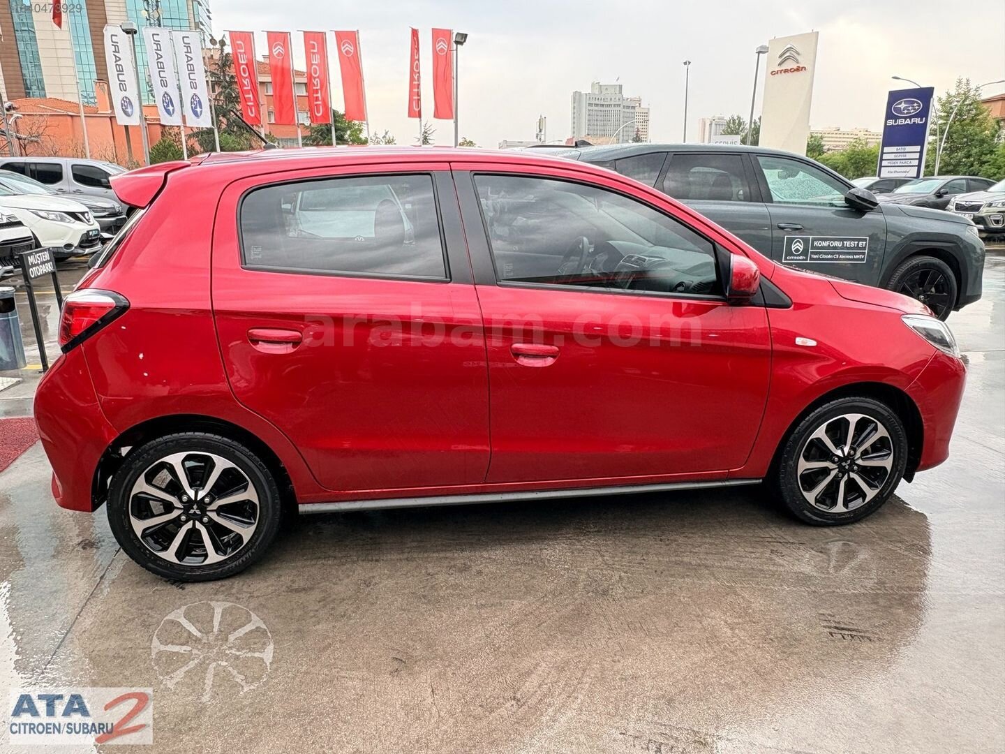 Galeriden Mitsubishi Space Star 1.2 Intense 2022 Model Ankara 22.400 km Kırmızı 5