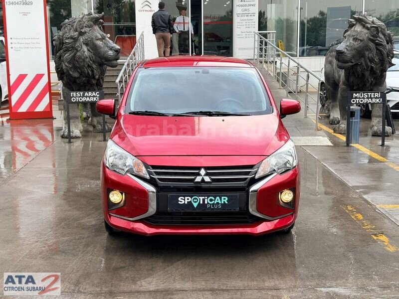 Galeriden Mitsubishi Space Star 1.2 Intense 2022 Model Ankara 22.400 km Kırmızı