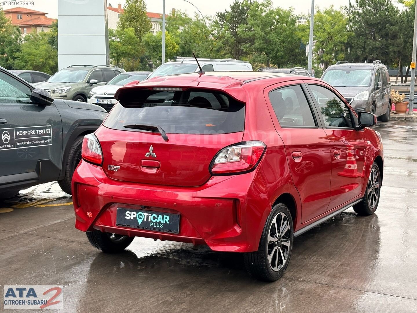 Galeriden Mitsubishi Space Star 1.2 Intense 2022 Model Ankara 22.400 km Kırmızı 7
