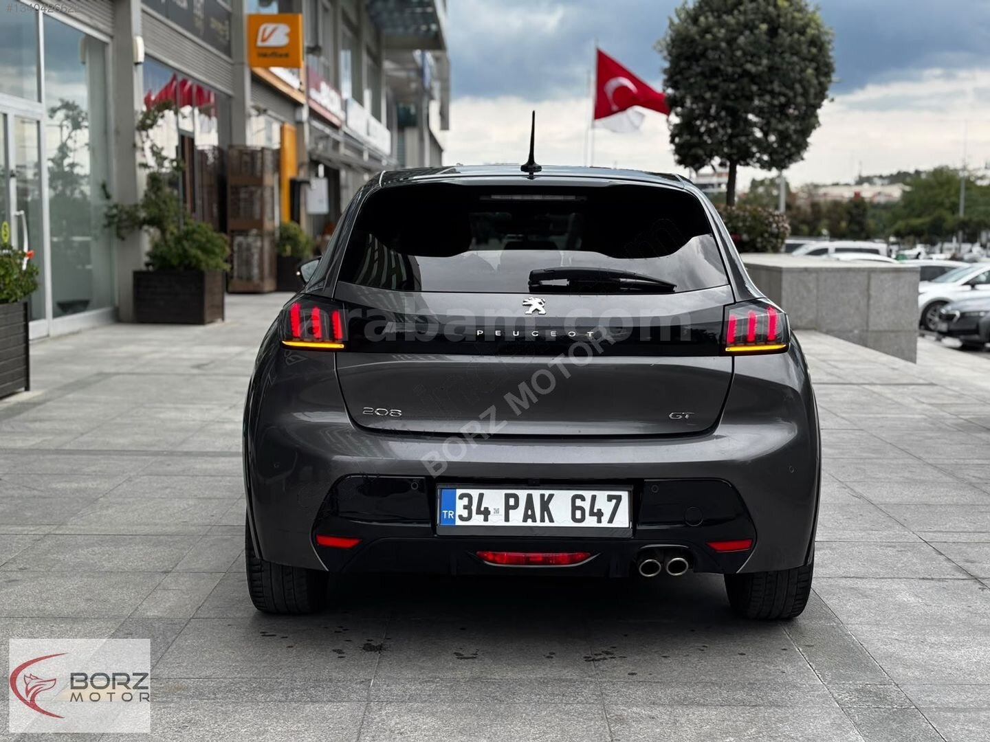 BORZ MOTORDAN 379.000 PEŞİNAT PEUGEOT 208 1.2 GT EAT8 CAM TAVAN 7