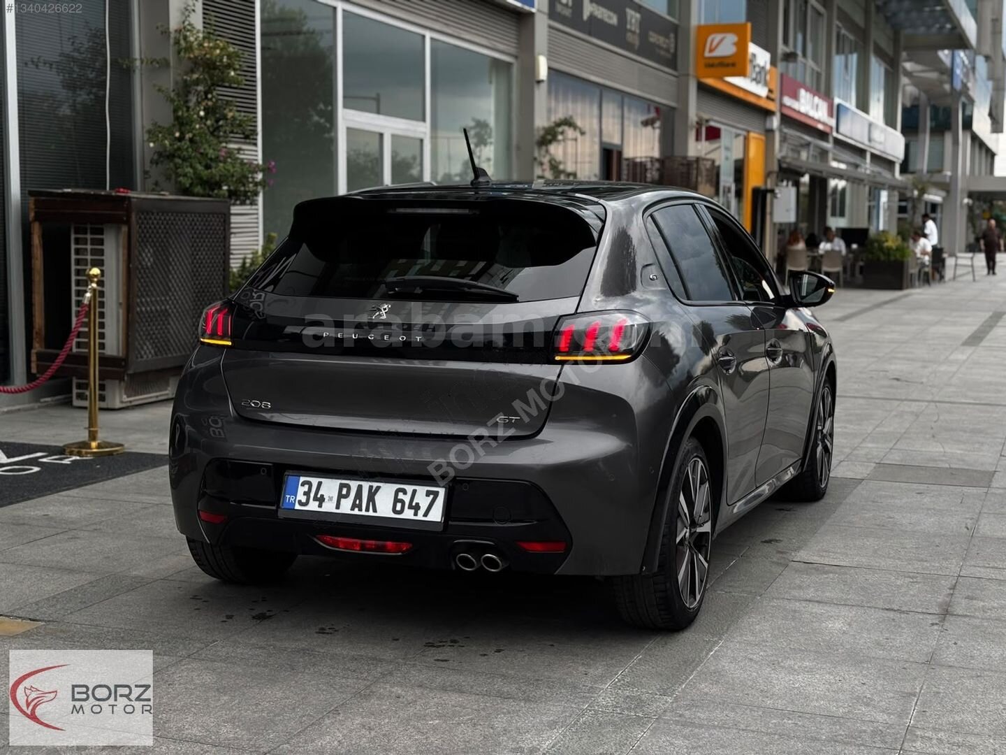 BORZ MOTORDAN 379.000 PEŞİNAT PEUGEOT 208 1.2 GT EAT8 CAM TAVAN 5