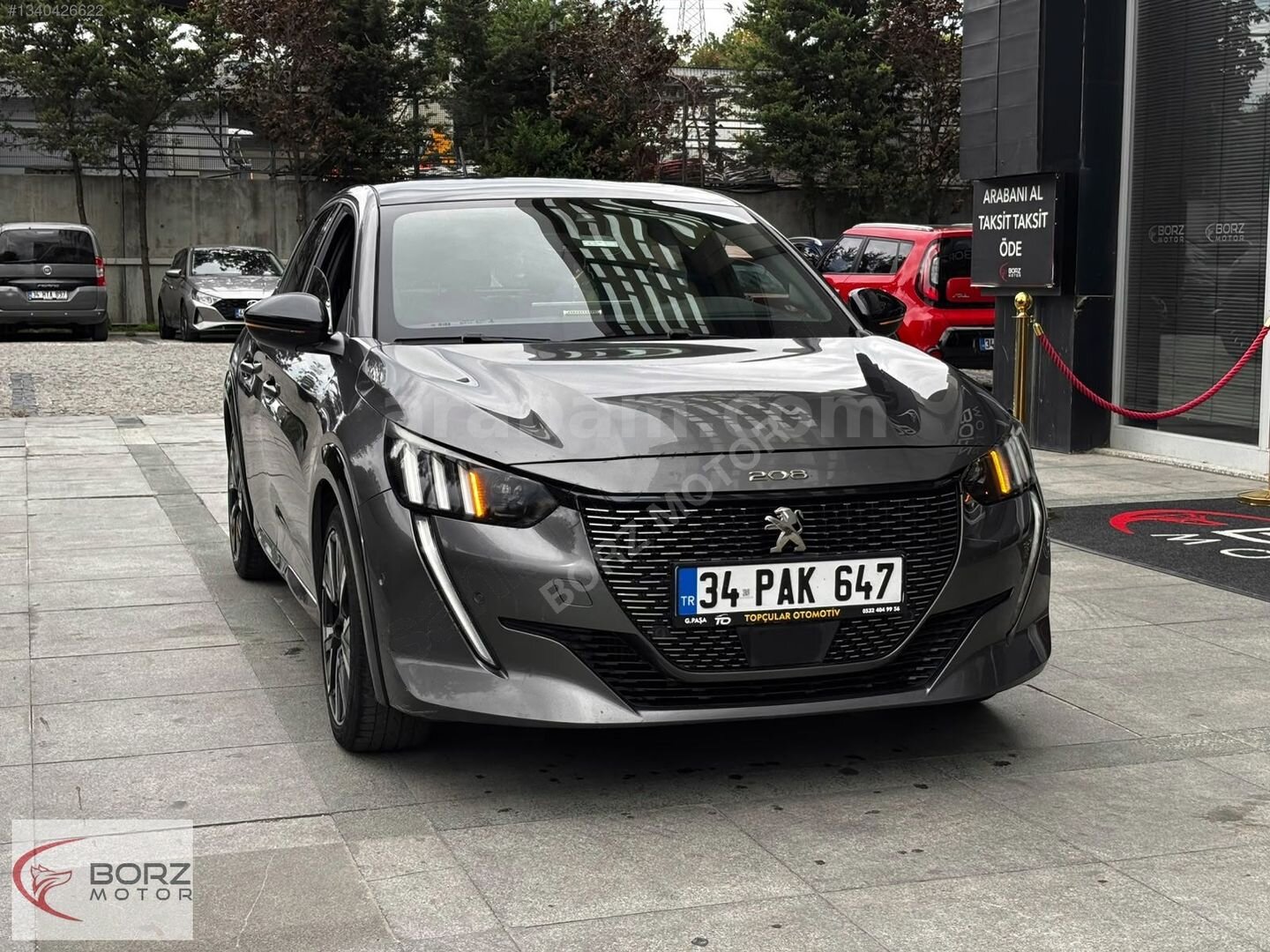 BORZ MOTORDAN 379.000 PEŞİNAT PEUGEOT 208 1.2 GT EAT8 CAM TAVAN 1