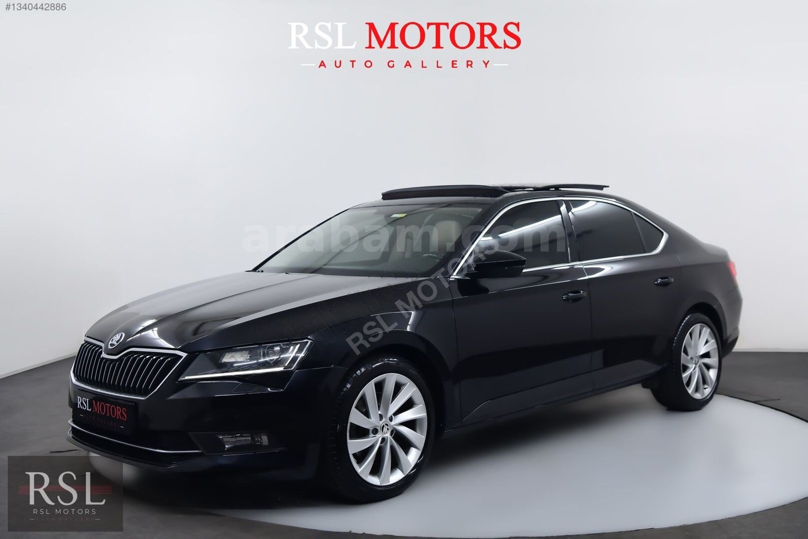 RSL MOTORS'DAN 2017 SKODA SUPERB PRESTİGE CAM TAVAN MAKAM PERDE 1