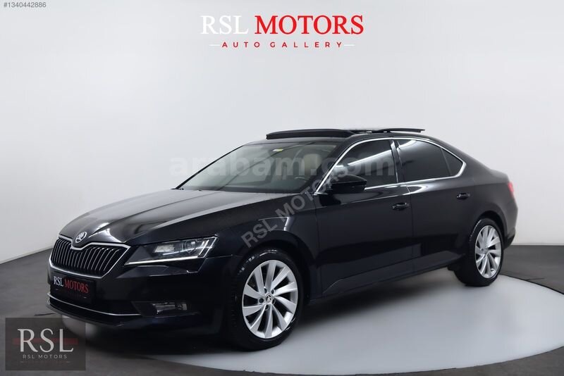 RSL MOTORS'DAN 2017 SKODA SUPERB PRESTİGE CAM TAVAN MAKAM PERDE