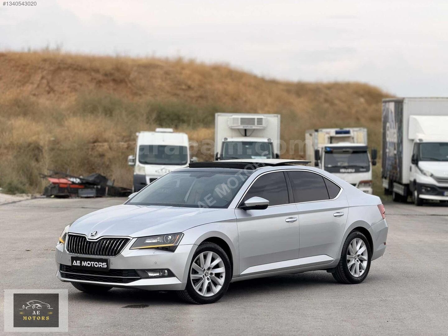 | AE MOTORS | SUPERB-1.6 TDİ-CAM TAVAN+SUNROOF-PRESTİGE-İÇİ KREM 2