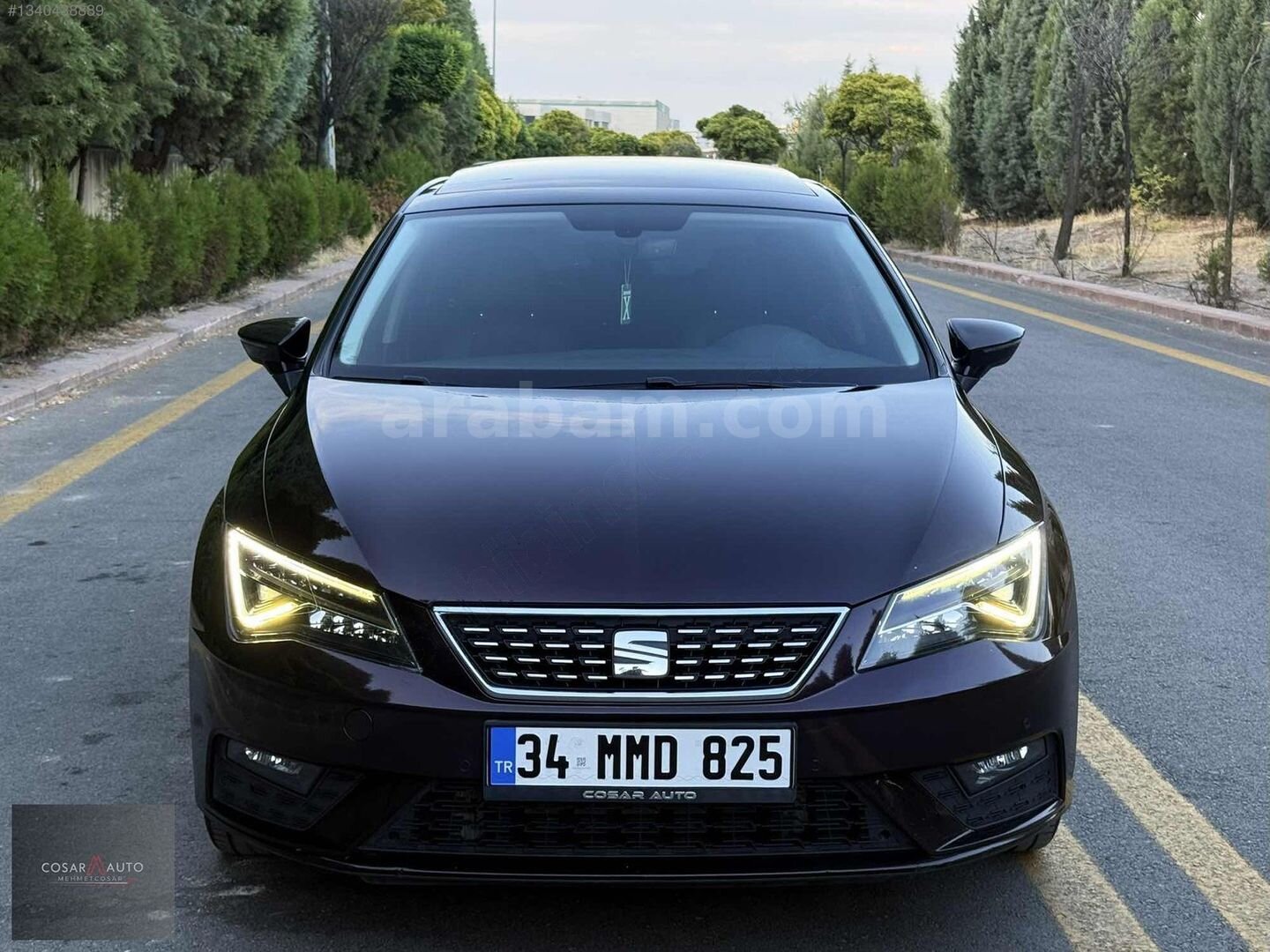 Galeriden Seat Leon 1.4 EcoTSI Xcellence 2018 Model Ankara 130.000 km Mor 2