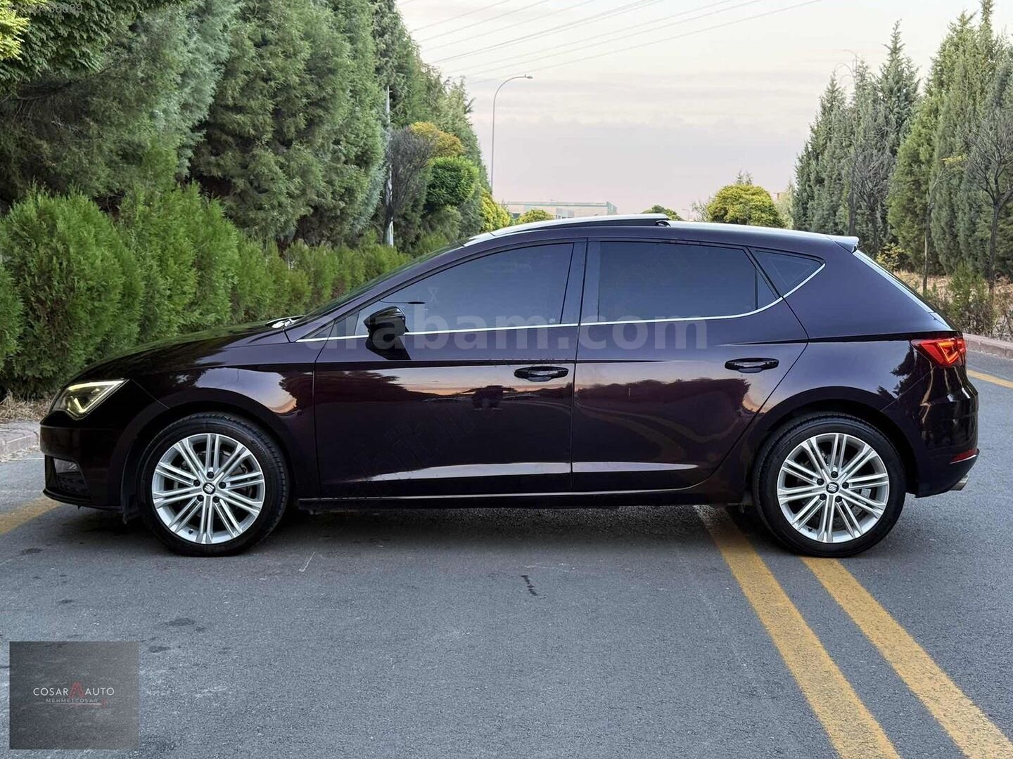 Galeriden Seat Leon 1.4 EcoTSI Xcellence 2018 Model Ankara 130.000 km Mor 4