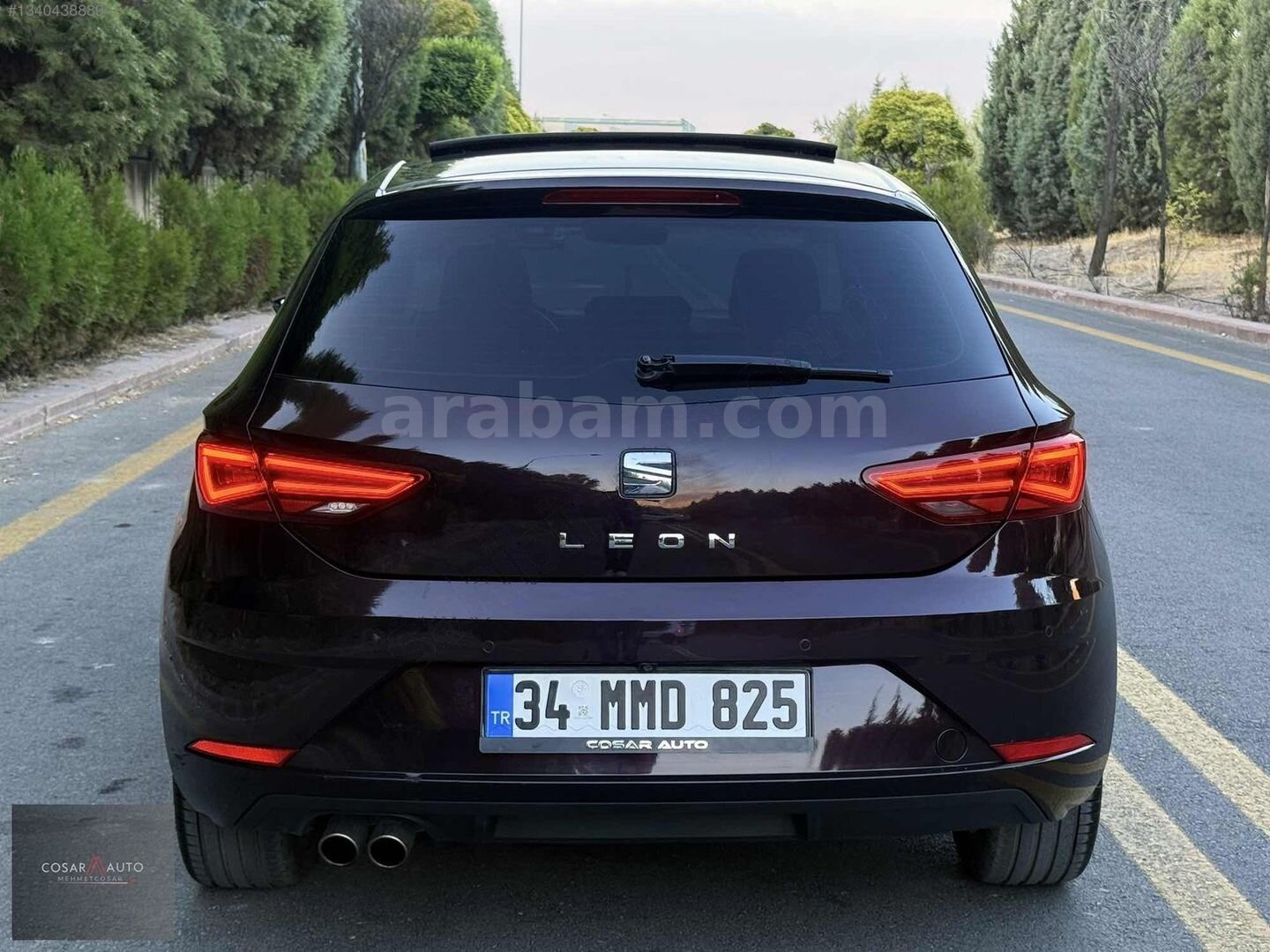 Galeriden Seat Leon 1.4 EcoTSI Xcellence 2018 Model Ankara 130.000 km Mor 6