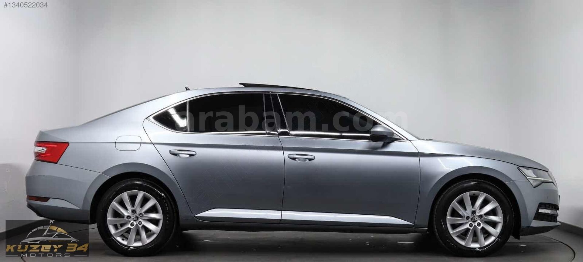 KUZEY 34 MOTORS'DAN 2021 MODEL SKODA SUPERB ELİTE CAM TAVAN ORJ. 5