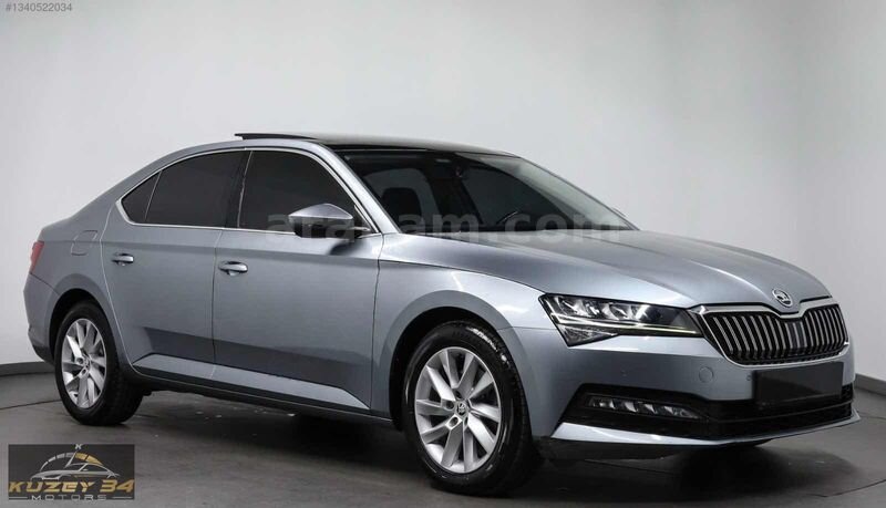 KUZEY 34 MOTORS'DAN 2021 MODEL SKODA SUPERB ELİTE CAM TAVAN ORJ.