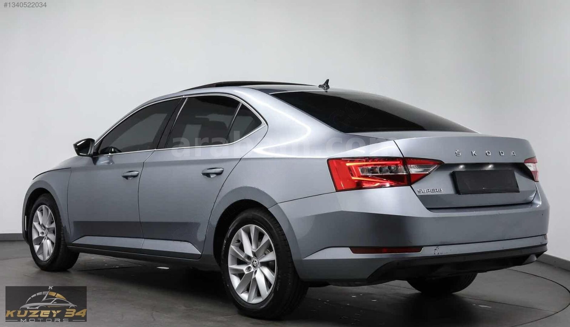 KUZEY 34 MOTORS'DAN 2021 MODEL SKODA SUPERB ELİTE CAM TAVAN ORJ. 4