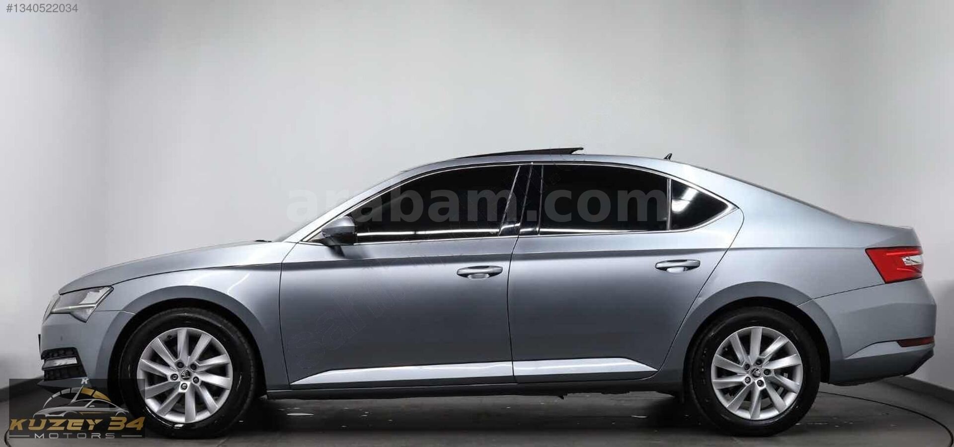 KUZEY 34 MOTORS'DAN 2021 MODEL SKODA SUPERB ELİTE CAM TAVAN ORJ. 6