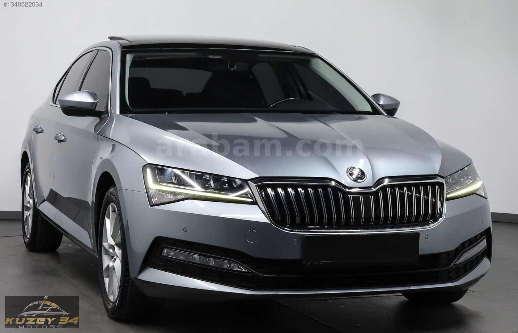 KUZEY 34 MOTORS'DAN 2021 MODEL SKODA SUPERB ELİTE CAM TAVAN ORJ. 7