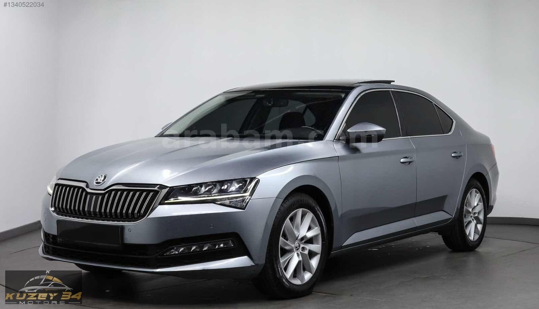 KUZEY 34 MOTORS'DAN 2021 MODEL SKODA SUPERB ELİTE CAM TAVAN ORJ. 2