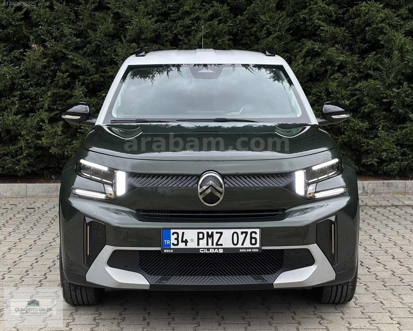 Galeriden Citroen C3 Aircross 1.2 Hybrid Plus 2026 Model Bolu 6.100 km Yeşil 2