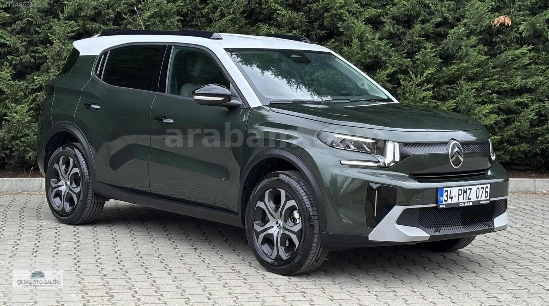 Galeriden Citroen C3 Aircross 1.2 Hybrid Plus 2026 Model Bolu 6.100 km Yeşil 3