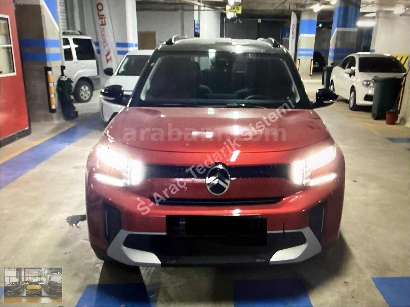 Galeriden Citroen C3 Aircross 1.2 Hybrid Plus 2026 Model İstanbul 6.001 km Kırmızı 1