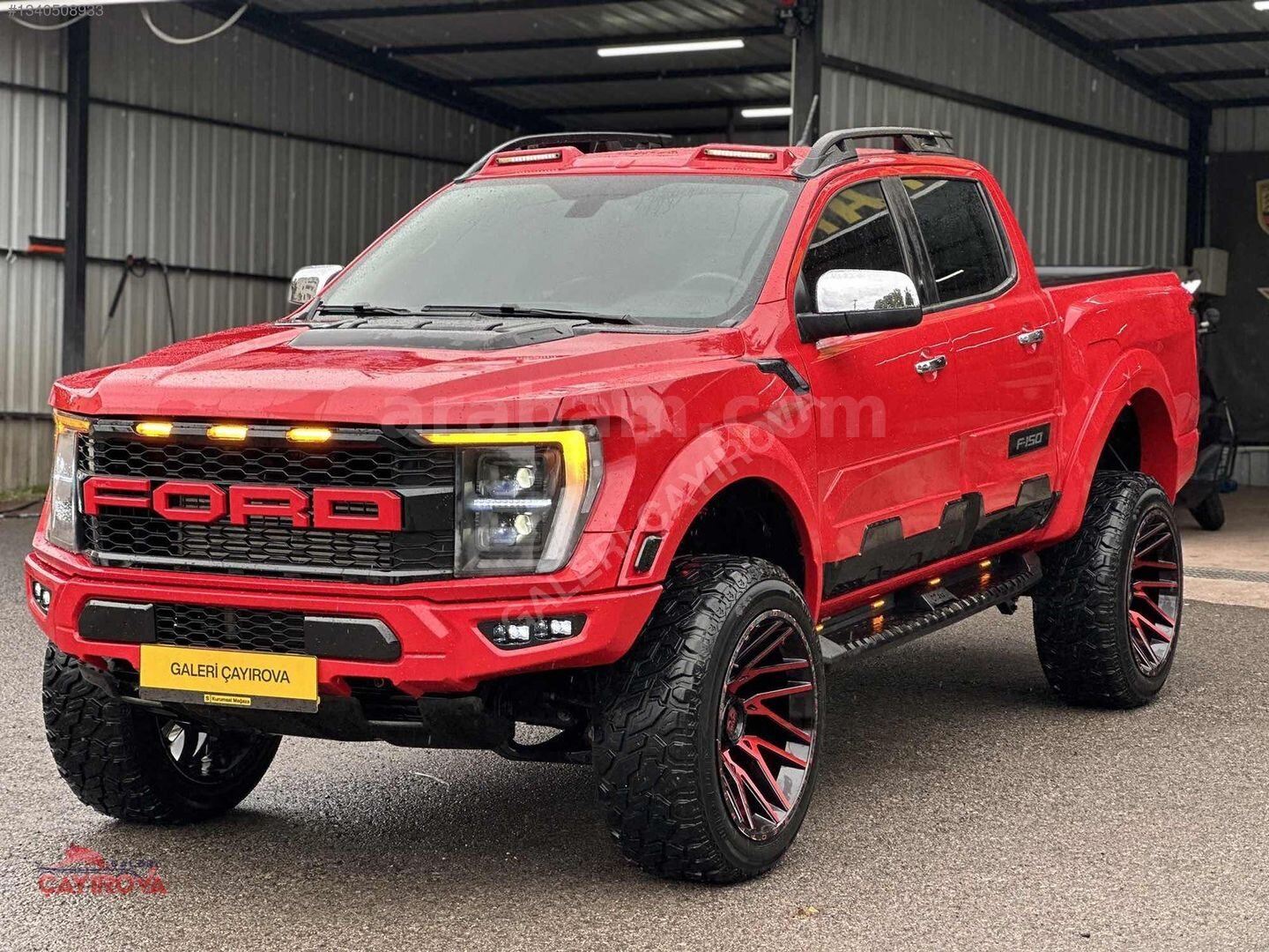 F 150 FORD RANGER ATEŞ KIRMIZI DÖNÜŞÜMLÜ 2