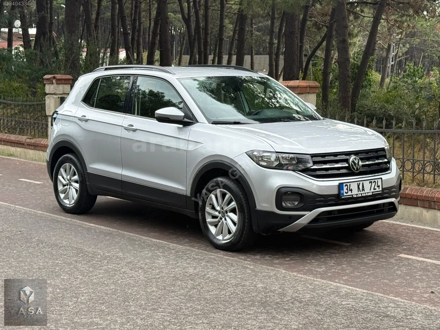 Galeriden Volkswagen T-Cross 1.0 TSI Life 2023 Model İstanbul 20.000 km Gri 2