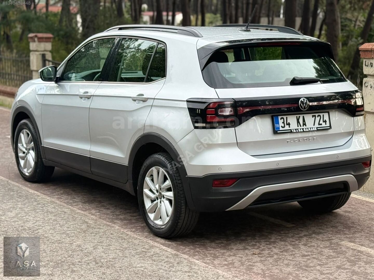 Galeriden Volkswagen T-Cross 1.0 TSI Life 2023 Model İstanbul 20.000 km Gri 7
