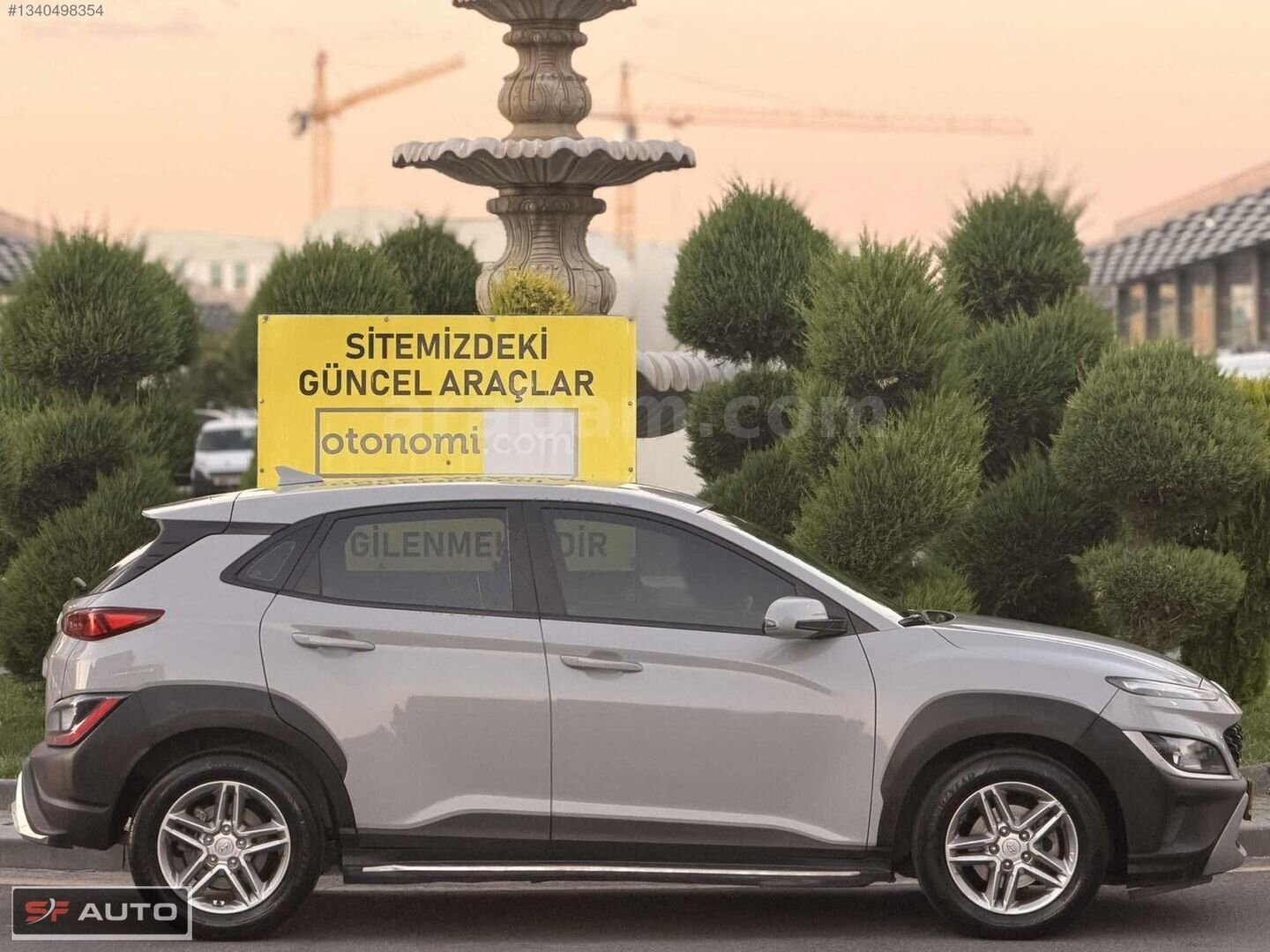 Galeriden Hyundai Kona 1.0 T-GDI Style 2022 Model Ankara 117.000 km Gri 7
