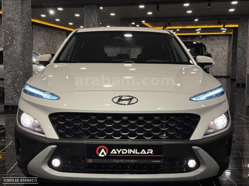 Galeriden Hyundai Kona 1.0 T-GDI Style 2021 Model Erzurum 91.000 km Beyaz