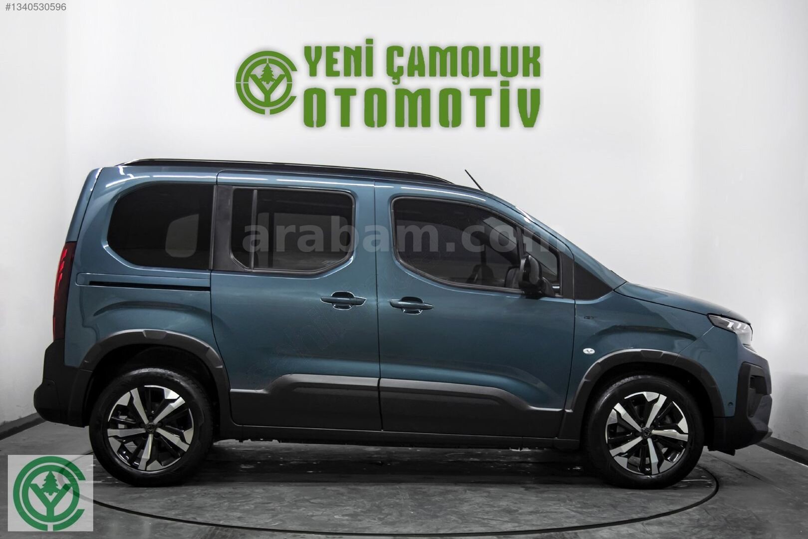 Galeriden Peugeot Rifter 1.5 BlueHDI GT 2024 Model İstanbul 47.430 km Mavi 4