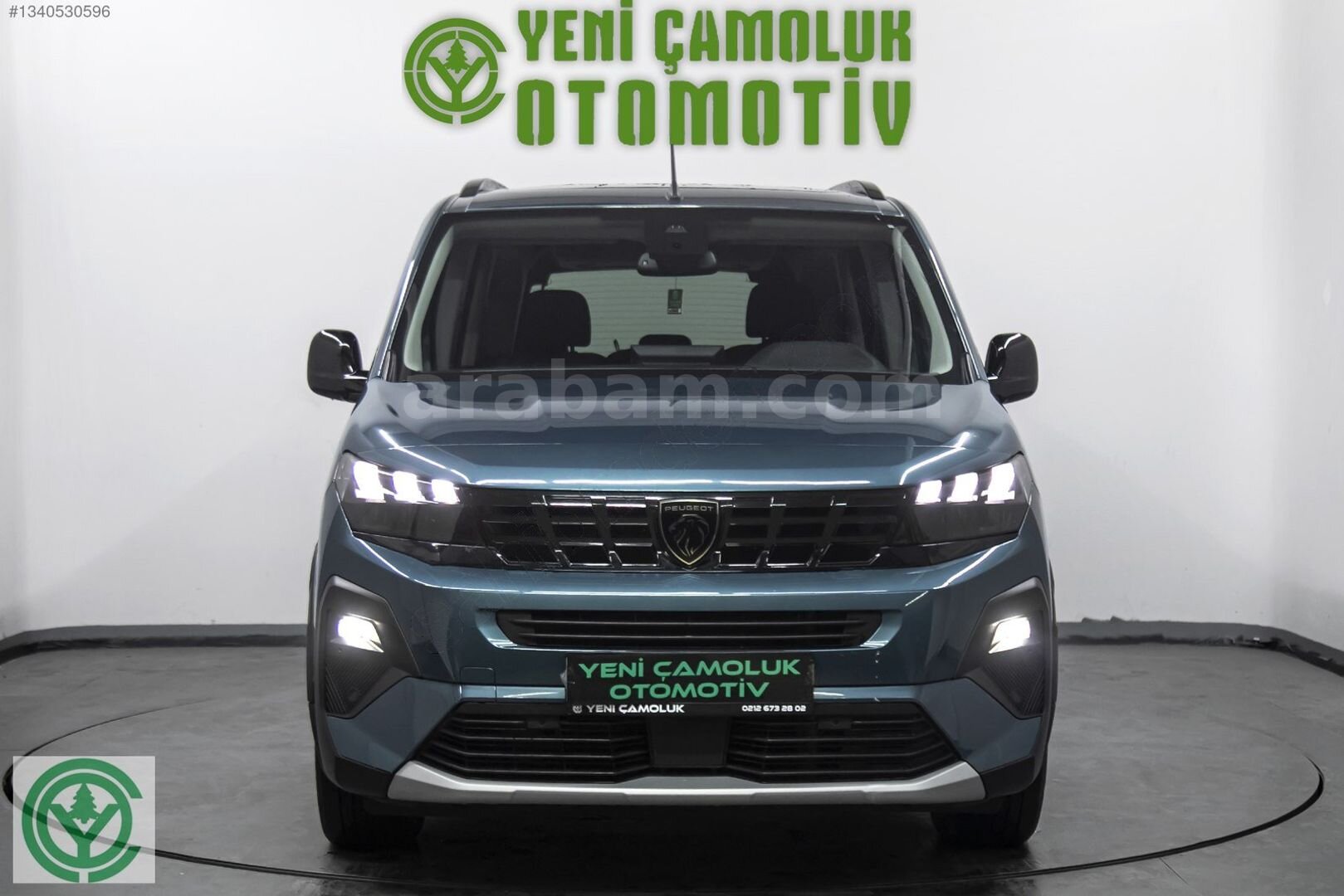 Galeriden Peugeot Rifter 1.5 BlueHDI GT 2024 Model İstanbul 47.430 km Mavi 3