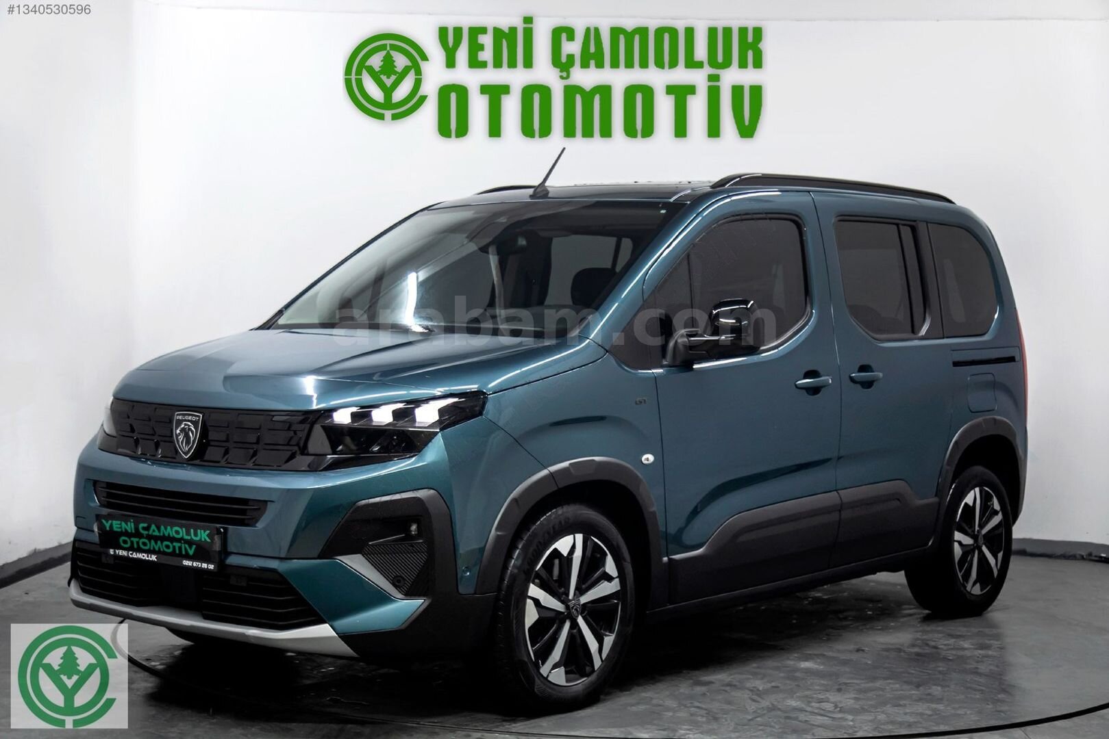 Galeriden Peugeot Rifter 1.5 BlueHDI GT 2024 Model İstanbul 47.430 km Mavi 1