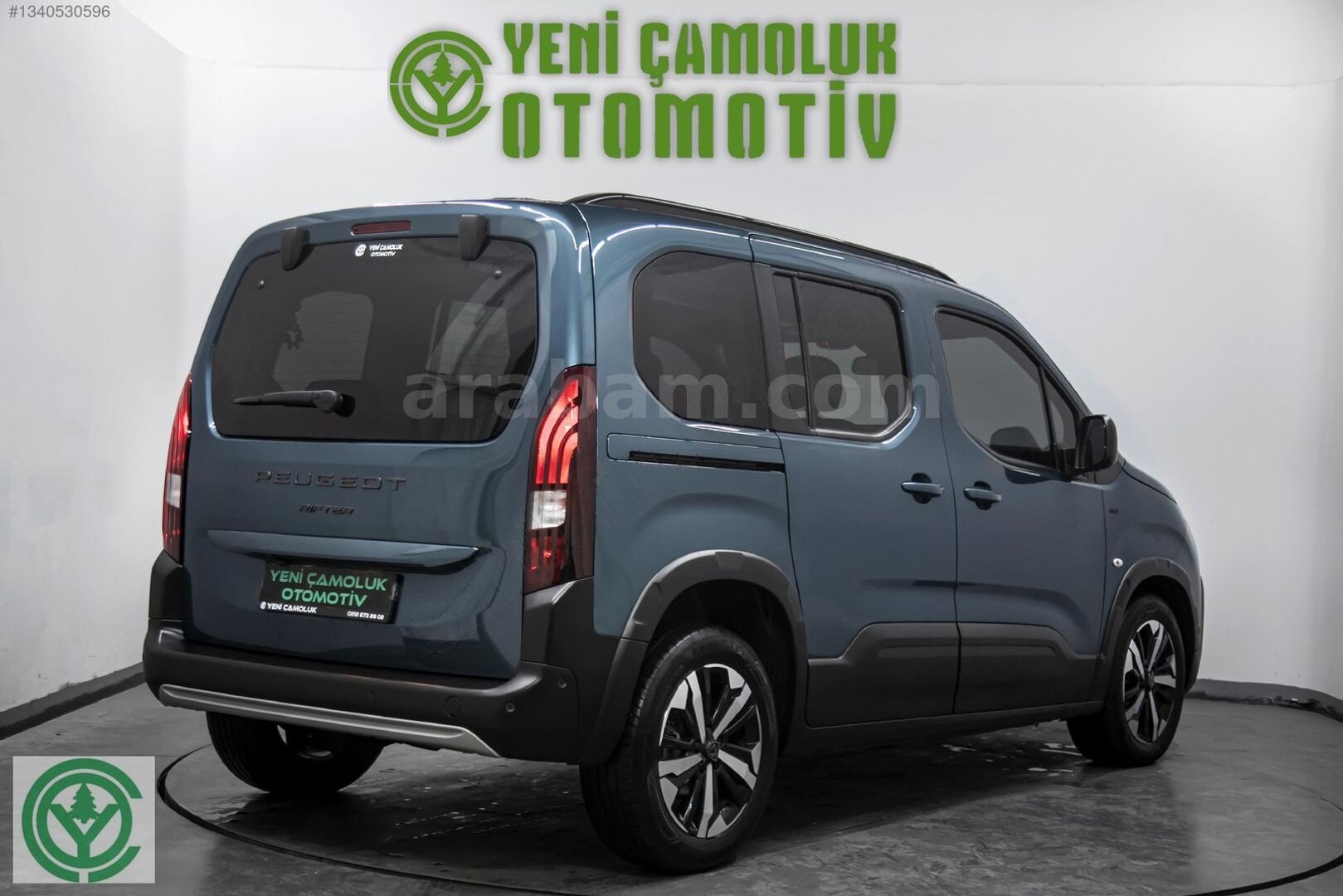 Galeriden Peugeot Rifter 1.5 BlueHDI GT 2024 Model İstanbul 47.430 km Mavi 6