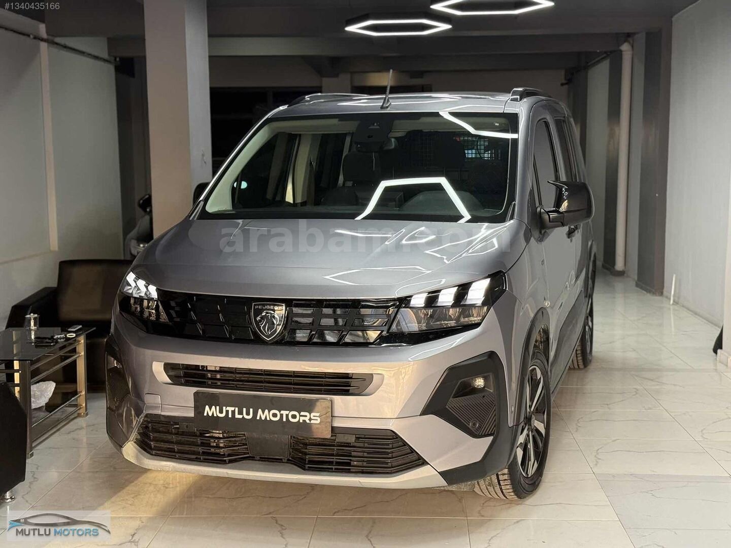 Galeriden Peugeot Rifter 1.5 BlueHDI GT 2025 Model Konya 15.000 km Gri 2