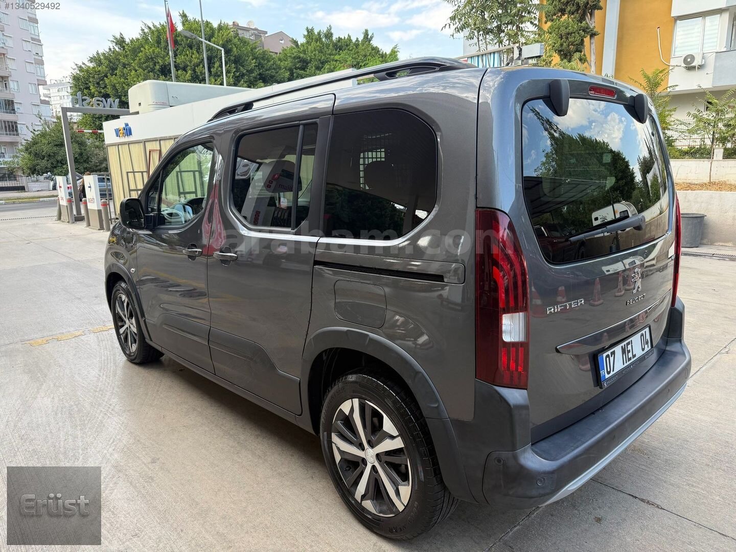 Galeriden Peugeot Rifter 1.5 BlueHDI GT 2022 Model Antalya 35.600 km Gri 5