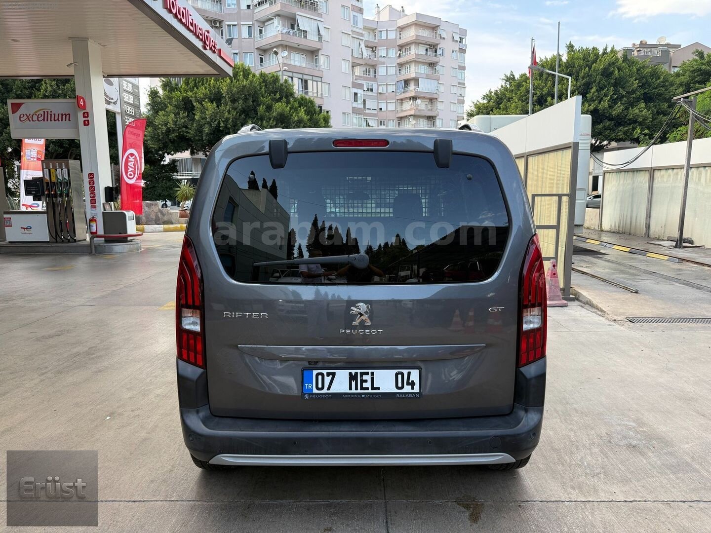 Galeriden Peugeot Rifter 1.5 BlueHDI GT 2022 Model Antalya 35.600 km Gri 6