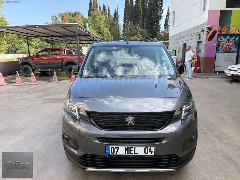 Galeriden Peugeot Rifter 1.5 BlueHDI GT 2022 Model Antalya 35.600 km Gri