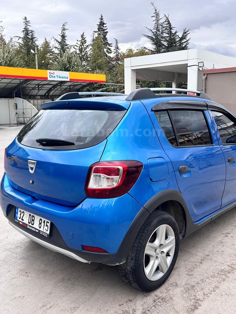 Sahibinden Dacia Sandero 1.5 dCi Stepway 2015 Model Isparta 128.000 km Mavi 4