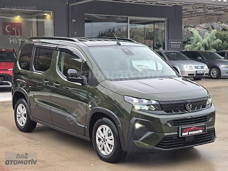 Galeriden Peugeot Rifter 1.5 BlueHDI Allure 2024 Model Samsun 24.809 km Yeşil