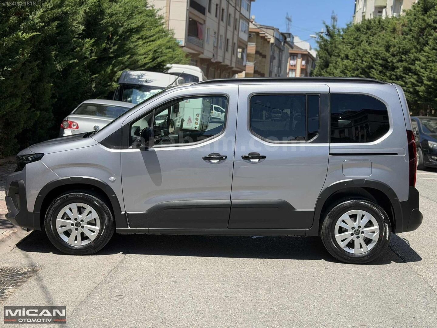 Galeriden Peugeot Rifter 1.5 BlueHDI Allure 2025 Model İstanbul 22.000 km Gri 6