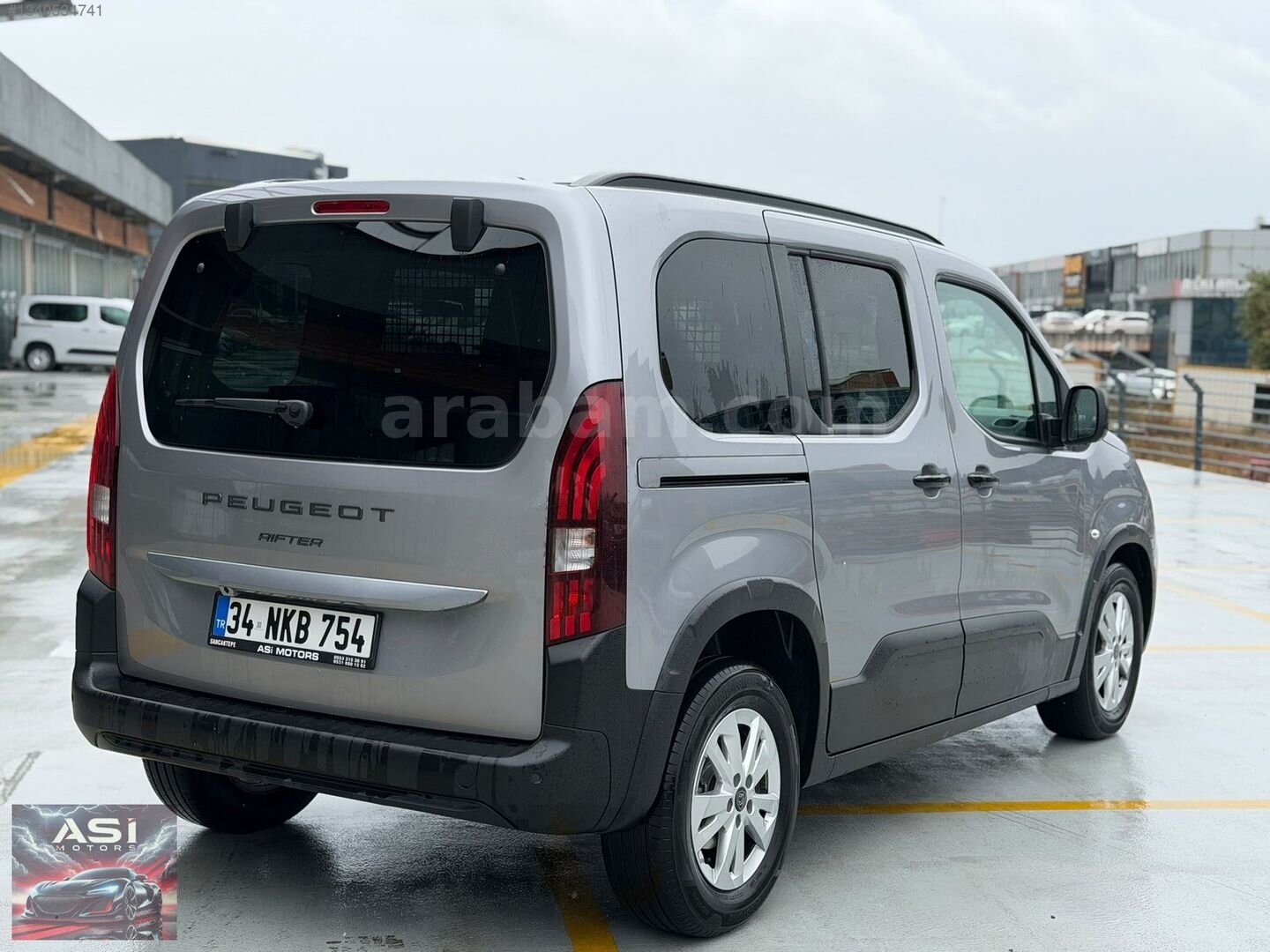 Galeriden Peugeot Rifter 1.5 BlueHDI Allure 2025 Model İstanbul 12.000 km Gri 5