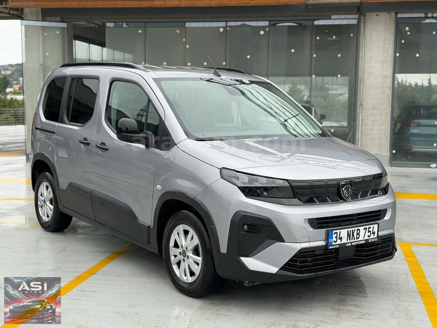 Galeriden Peugeot Rifter 1.5 BlueHDI Allure 2025 Model İstanbul 12.000 km Gri 7