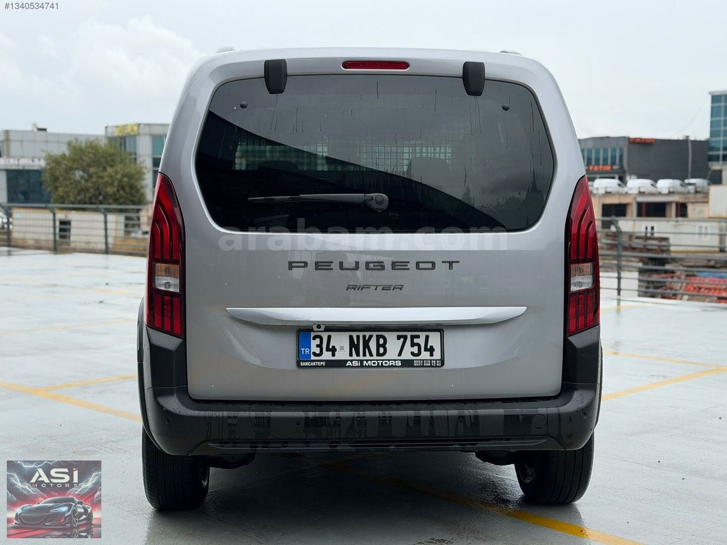 Galeriden Peugeot Rifter 1.5 BlueHDI Allure 2025 Model İstanbul 12.000 km Gri 6