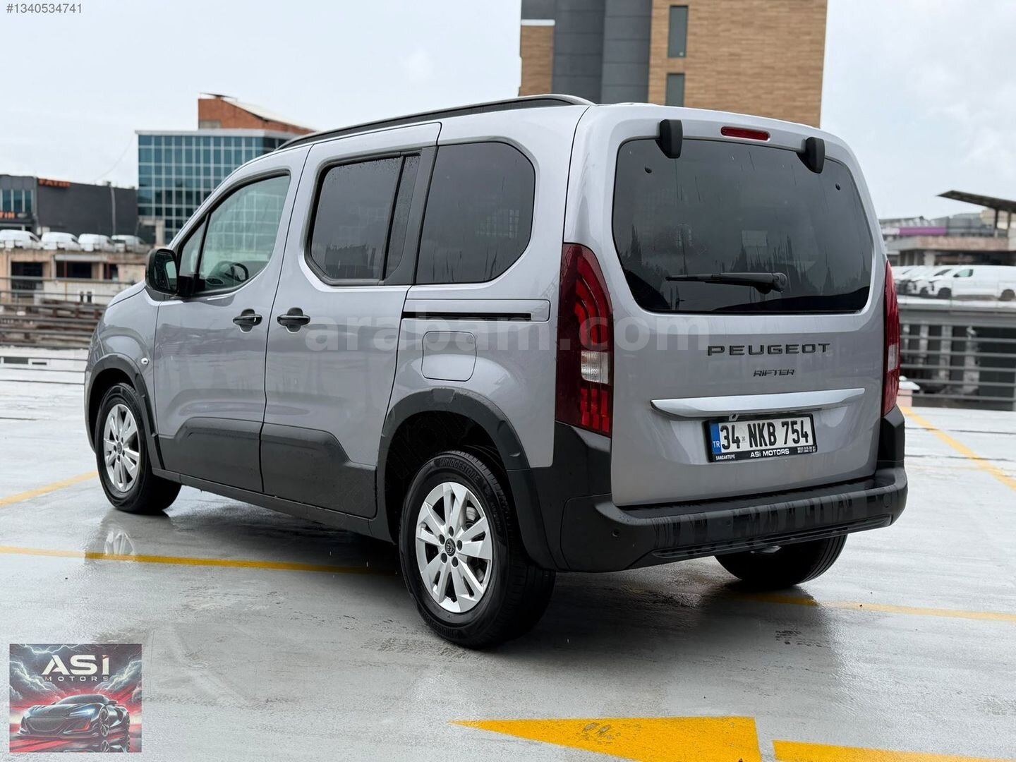 Galeriden Peugeot Rifter 1.5 BlueHDI Allure 2025 Model İstanbul 12.000 km Gri 4