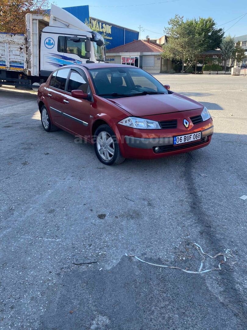 Sahibinden Renault Megane 1.6 Dynamique 2005 Model Ankara 293.000 km Kırmızı 3
