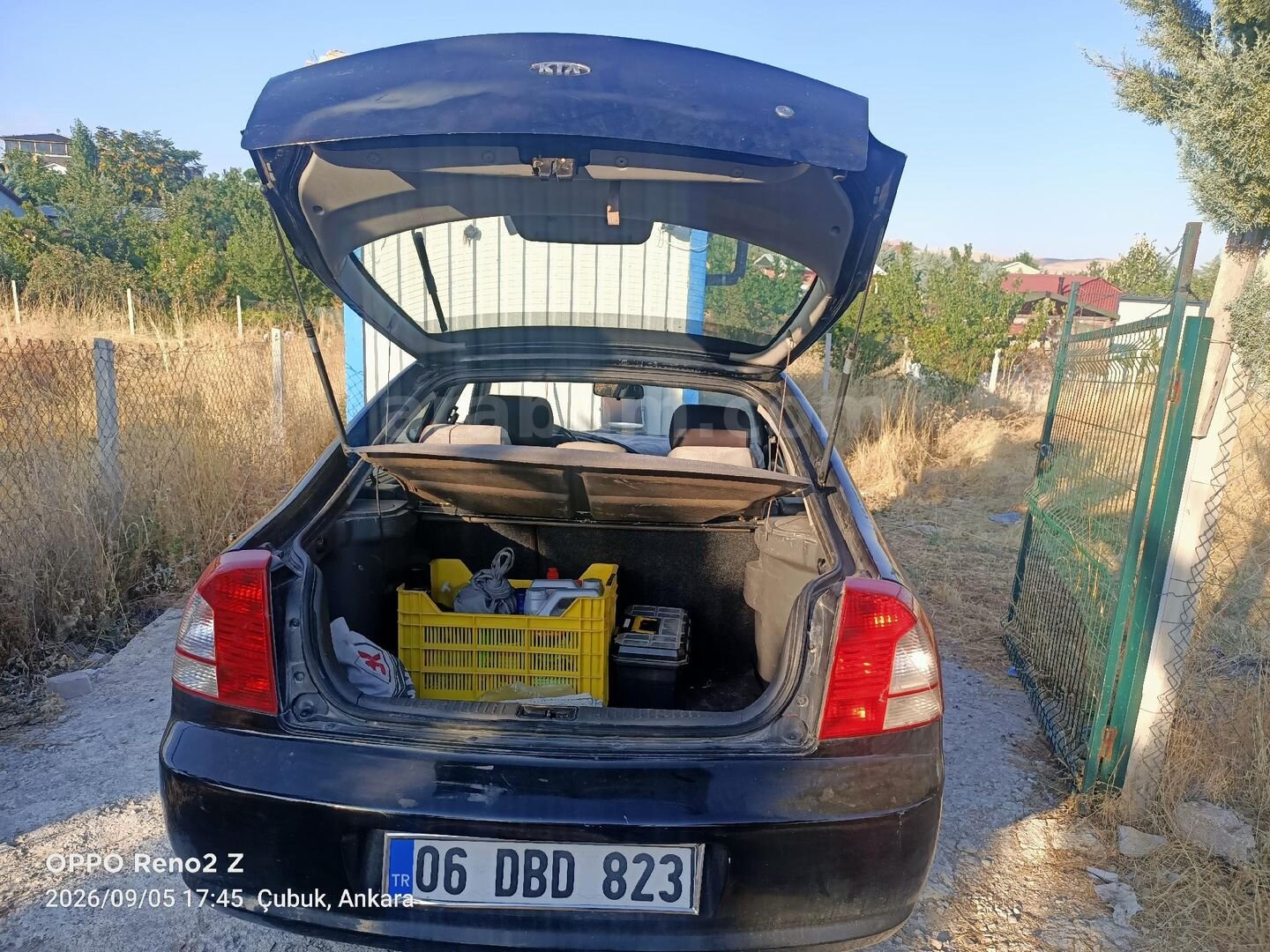 Sahibinden Kia Shuma LS 2003 Model Ankara 341.000 km Siyah 3