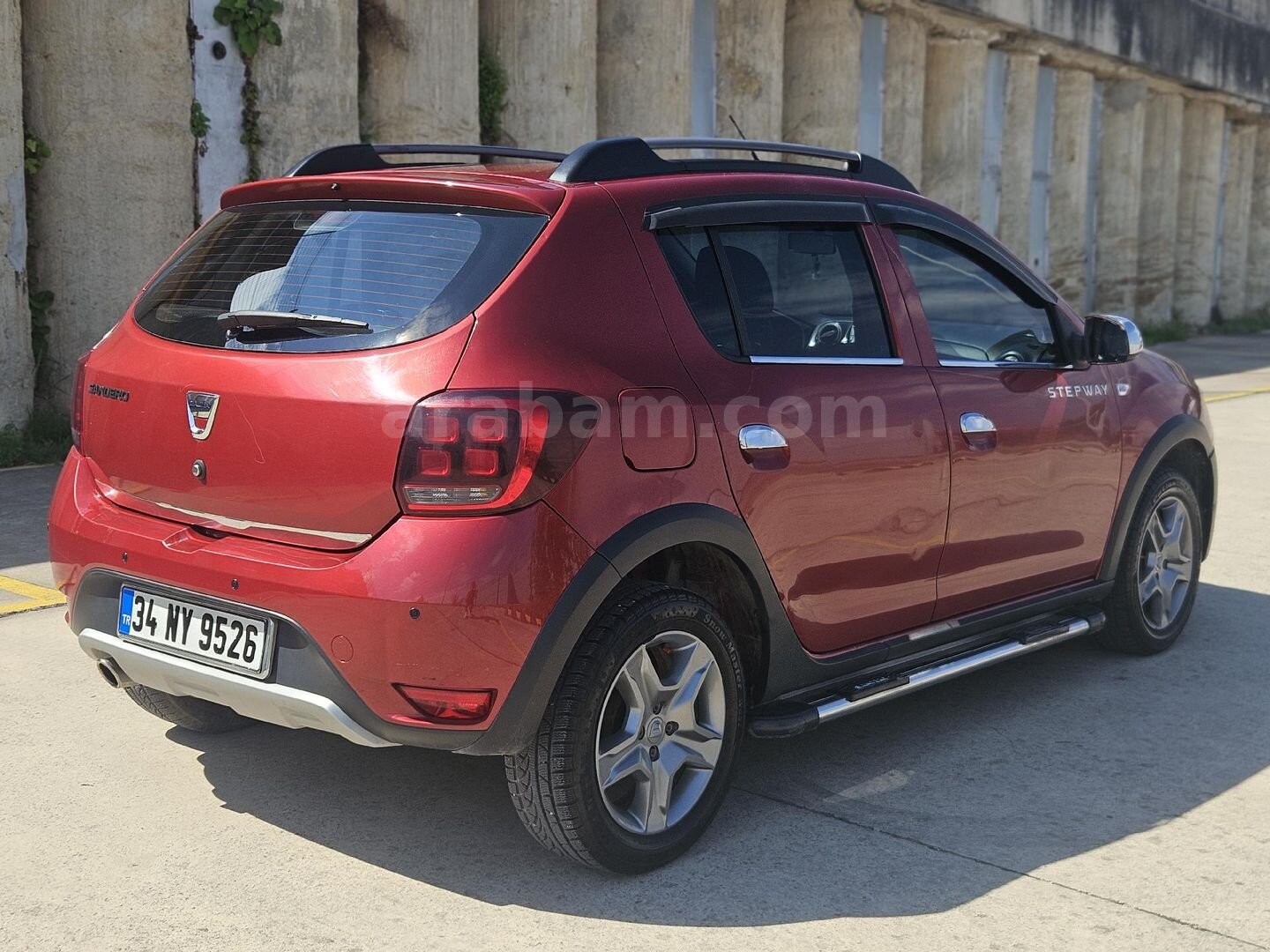 Sahibinden Dacia Sandero 0.9 TCe Stepway Easy-R 2017 Model Yalova 80.000 km Kırmızı 6