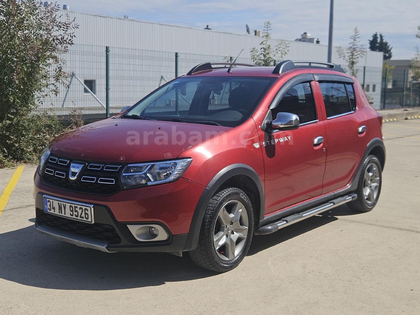 Sahibinden Dacia Sandero 0.9 TCe Stepway Easy-R 2017 Model Yalova 80.000 km Kırmızı 2