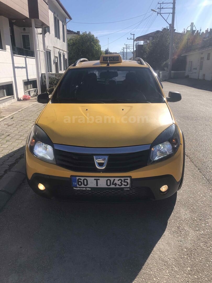 Sahibinden Dacia Sandero 1.5 dCi Stepway 2012 Model Tokat 485.000 km Sarı 1