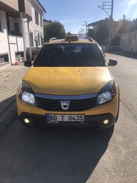 Sahibinden Dacia Sandero 1.5 dCi Stepway 2012 Model Tokat 485.000 km Sarı